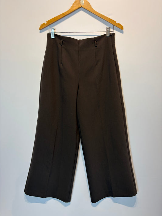 Zara · Calça social – marrom – Tam. P