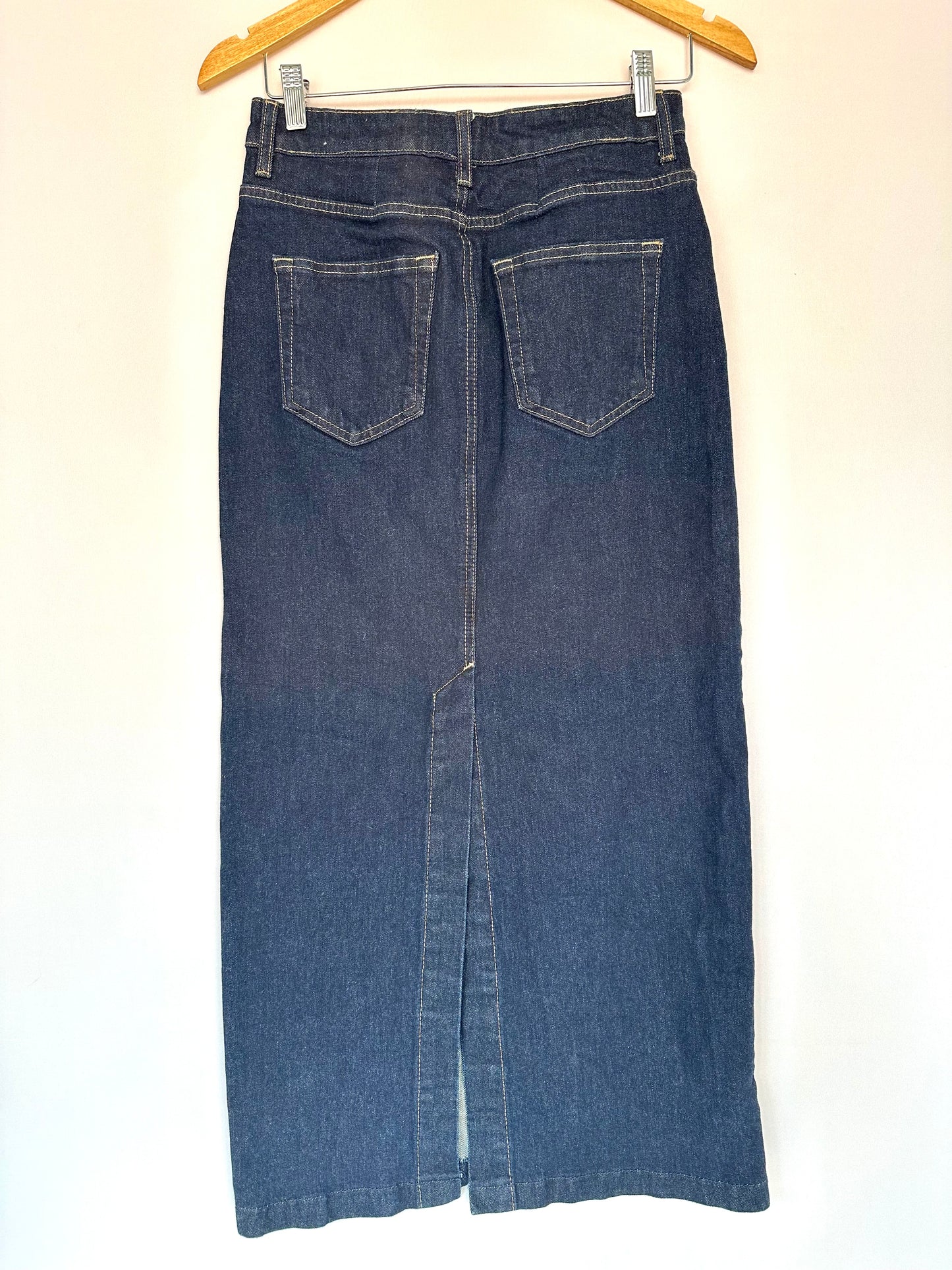 Zara · Saia longa em jeans