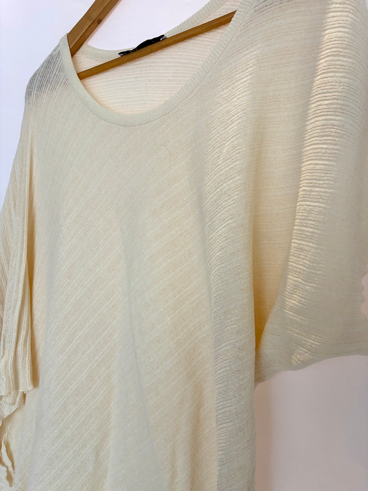 Zara · Vestido em tricô – bege – Tam. GG