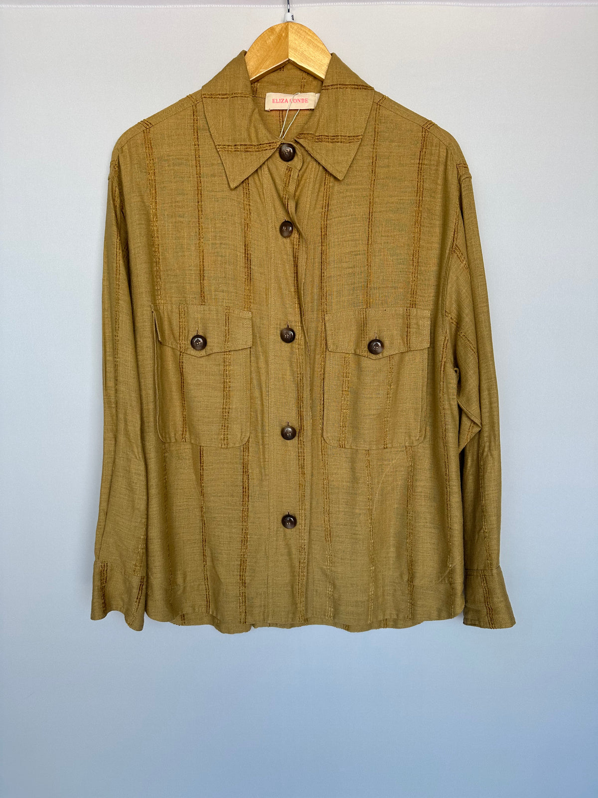 Camisa conjunto Eliza Conde marrom – Tam. P