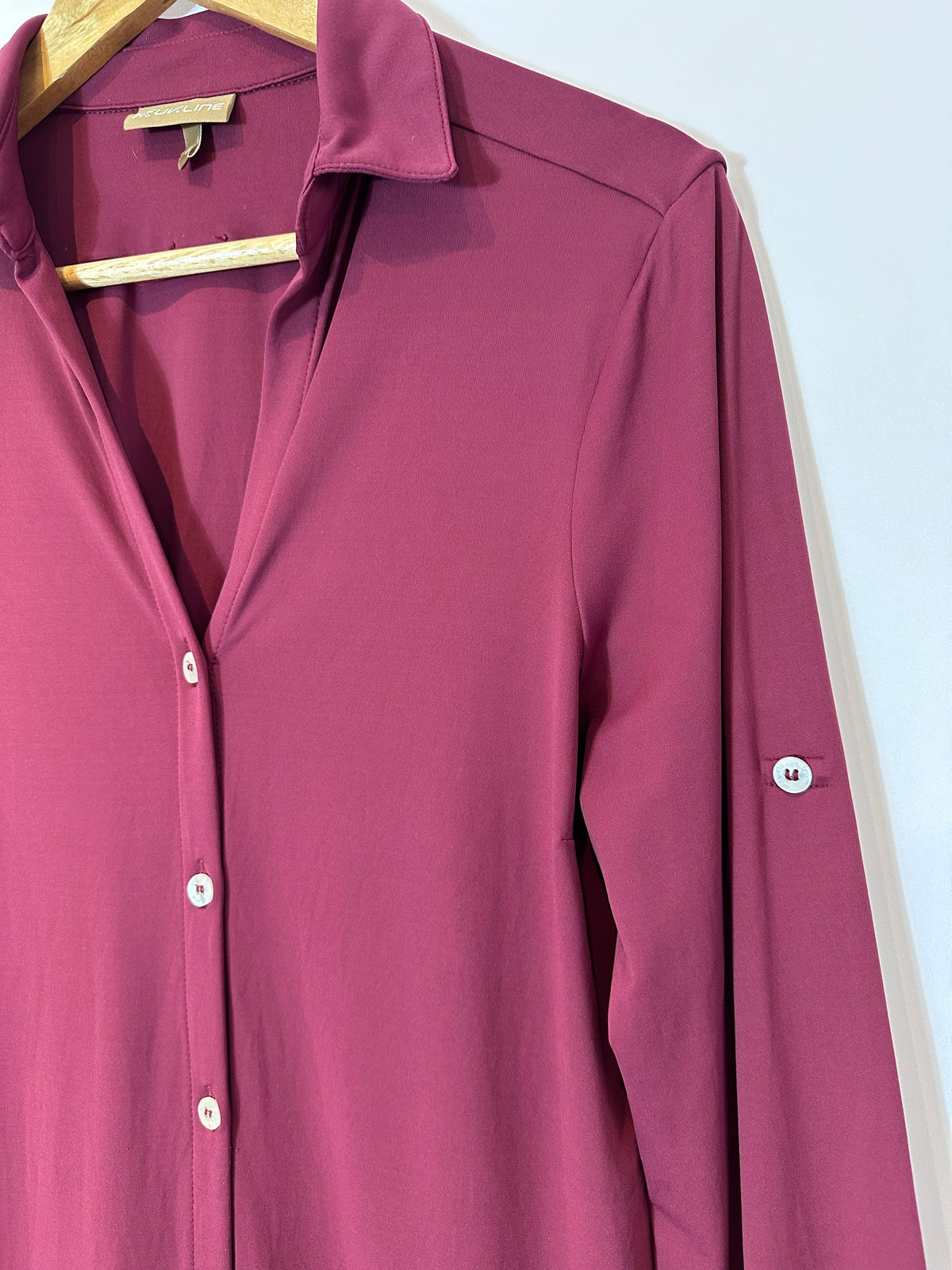 UV Line · Camisa longa – vinho – Tam. G