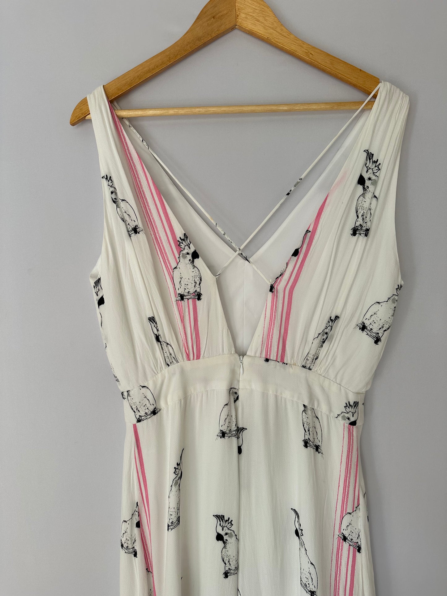 Sacada · Vestido curto calopsita