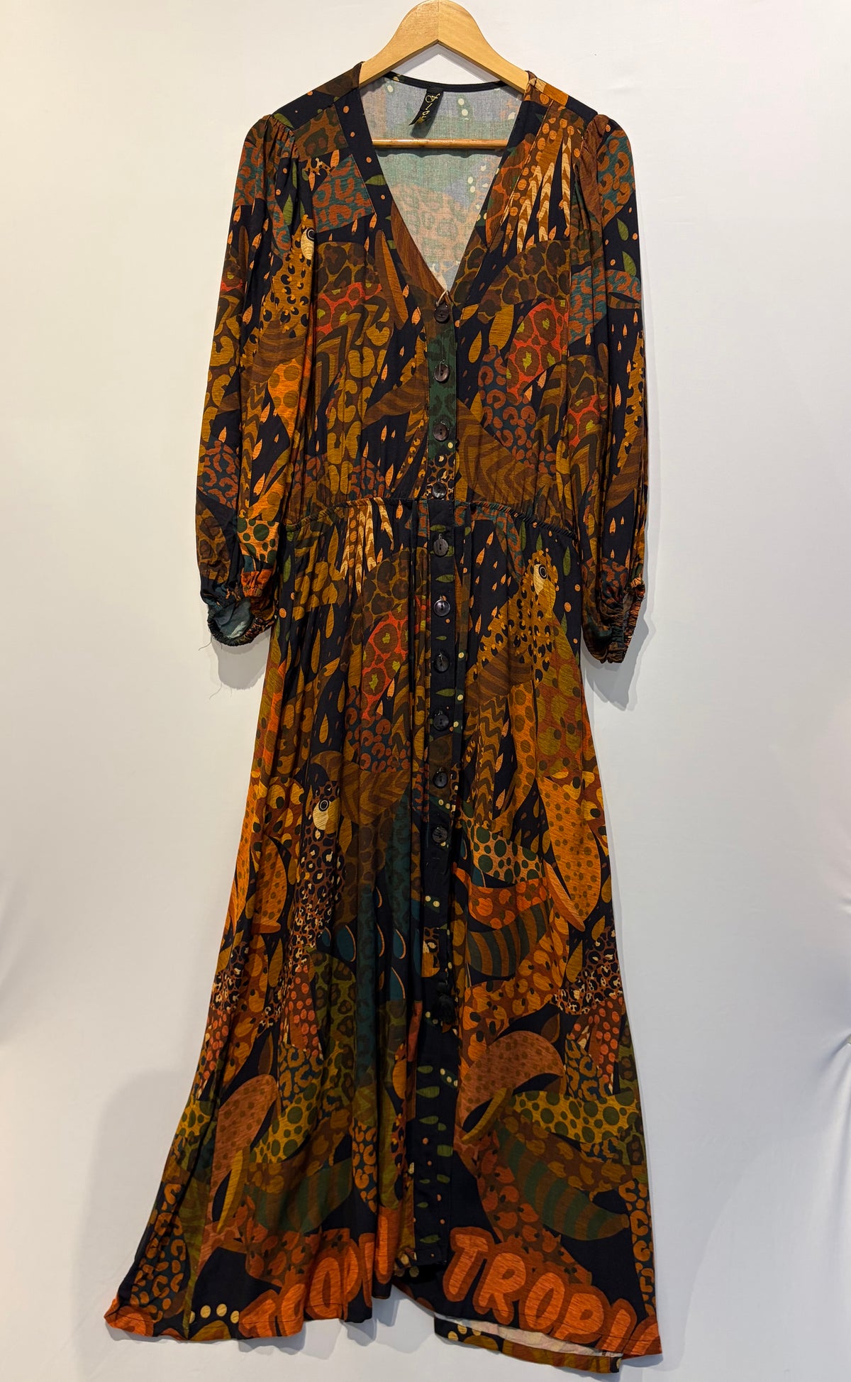 Outra · Vestido longo flor