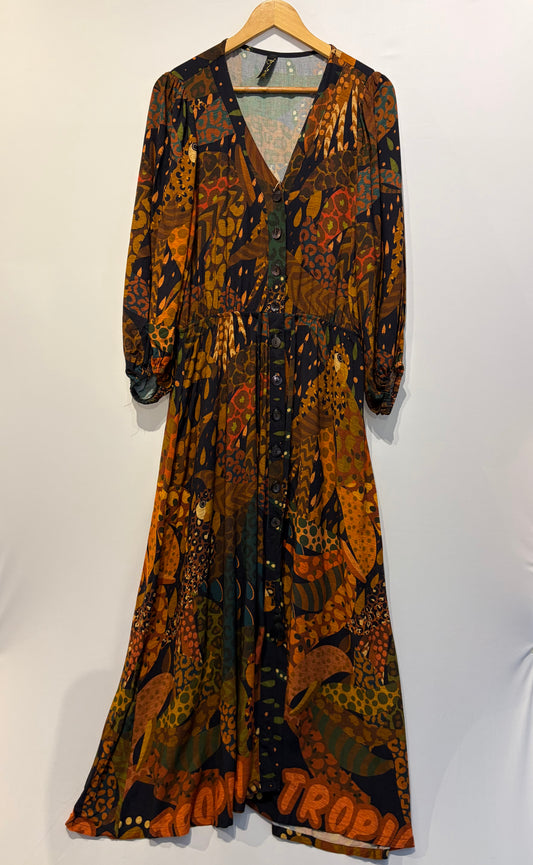 Outra · Vestido longo flor